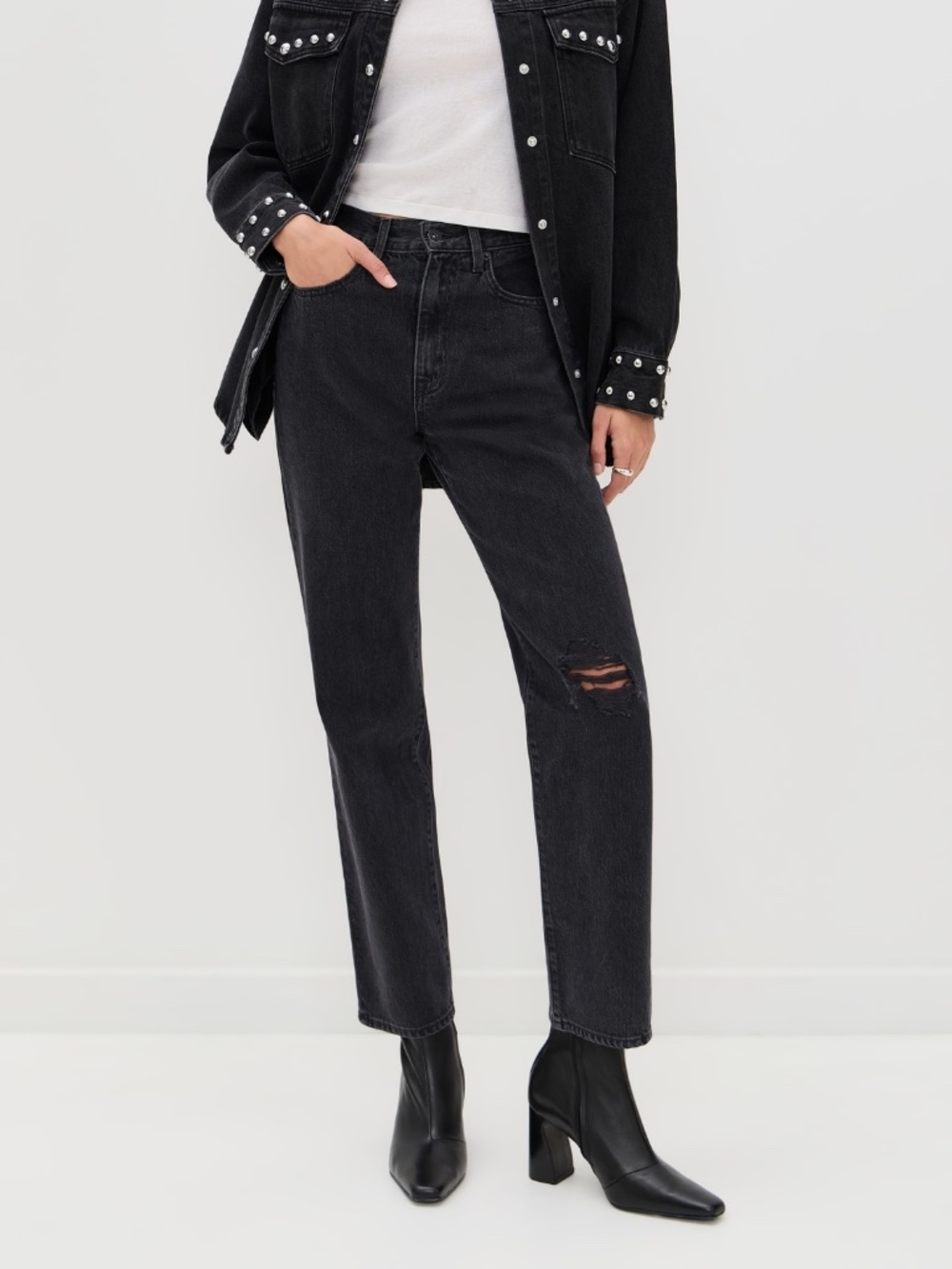 SLVRLAKE London Jeans in Long Gone
